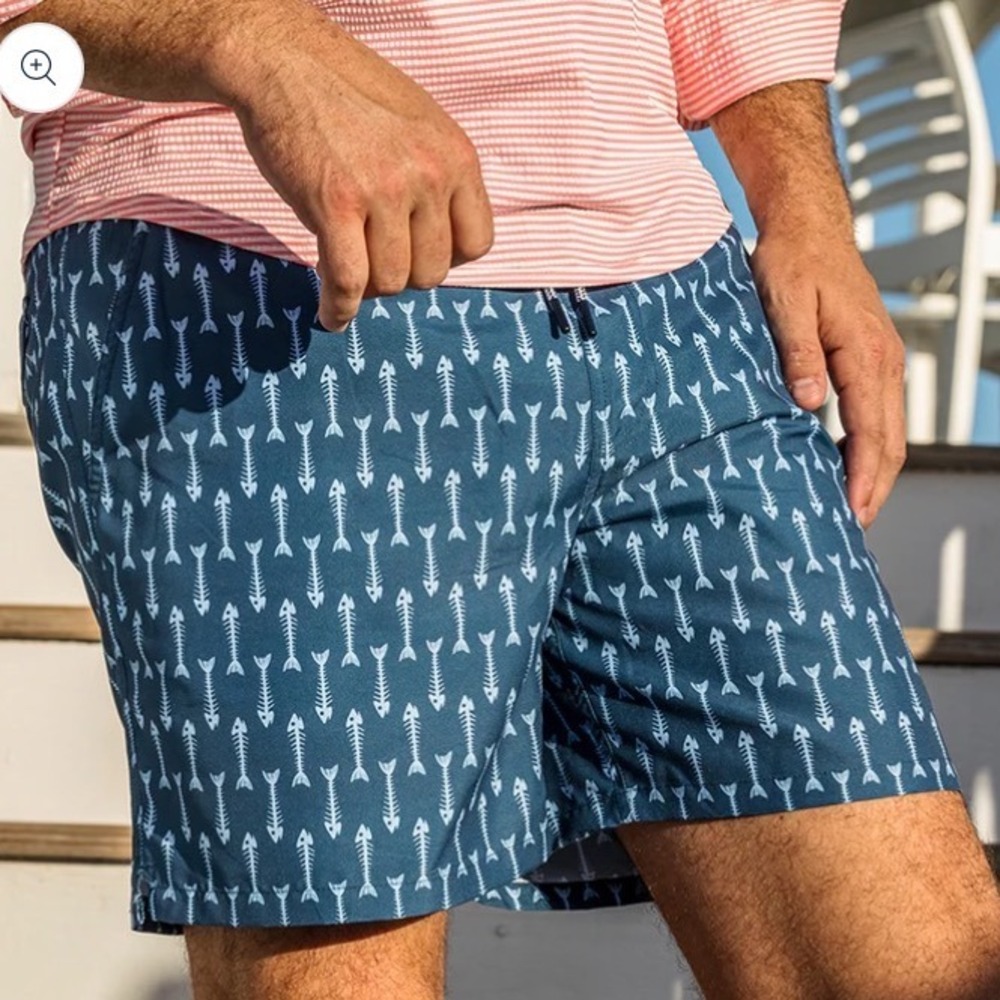 Onward Reserve Bonefish Swim Trunk Ensign Blue Large New‎ With Tags